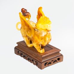 Tượng đá hổ phách 05