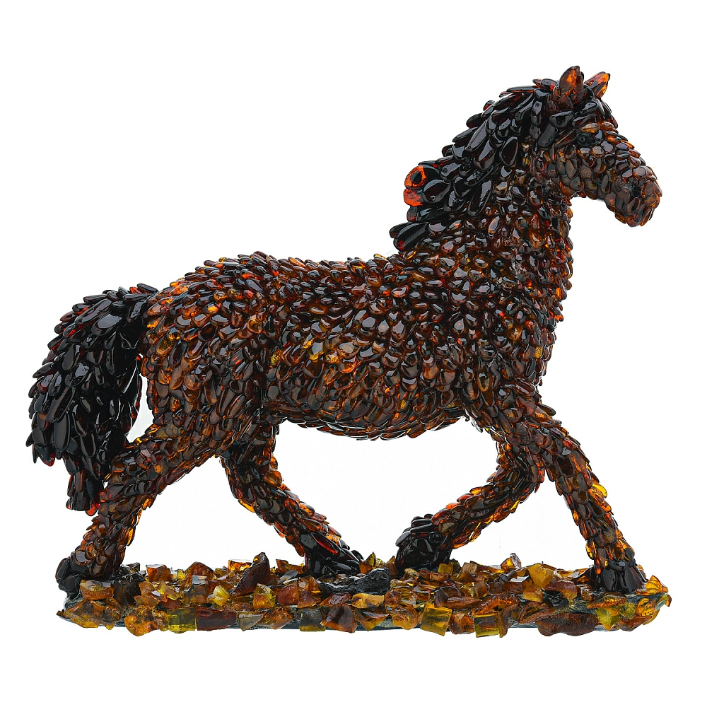 Tượng hổ phách Ngựa