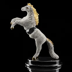 Tượng điêu khắc đính đá pha lê “Ngựa”